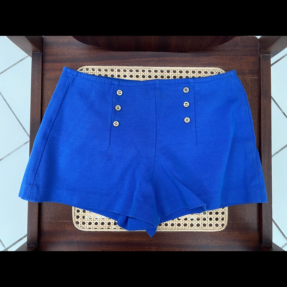 Zara blue shorts